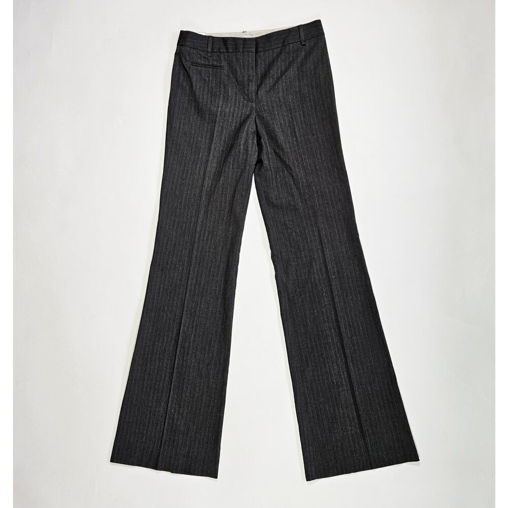 Y2k BCBGMaxazria Pinstripe Wide Leg Pants Office Siren Subversive - Size 0